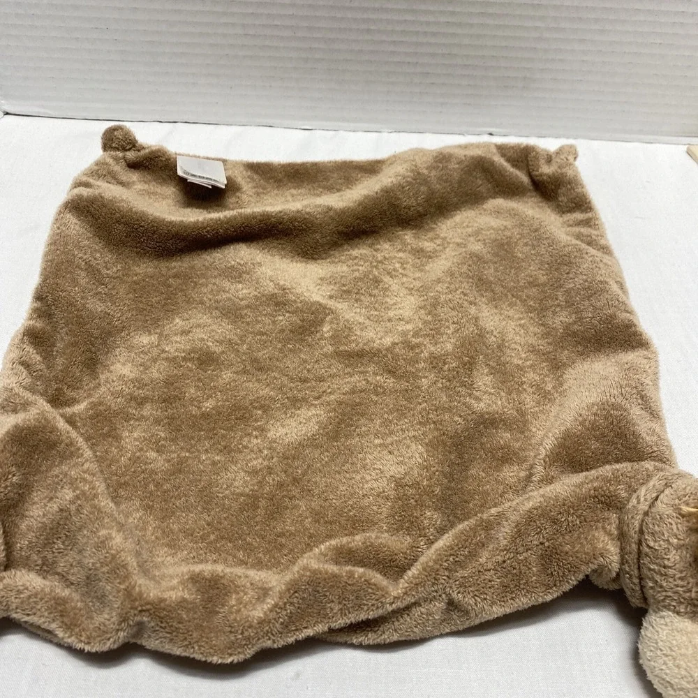 Angel Dear Brown Camel Lovey Knots Baby Security Blanket  12